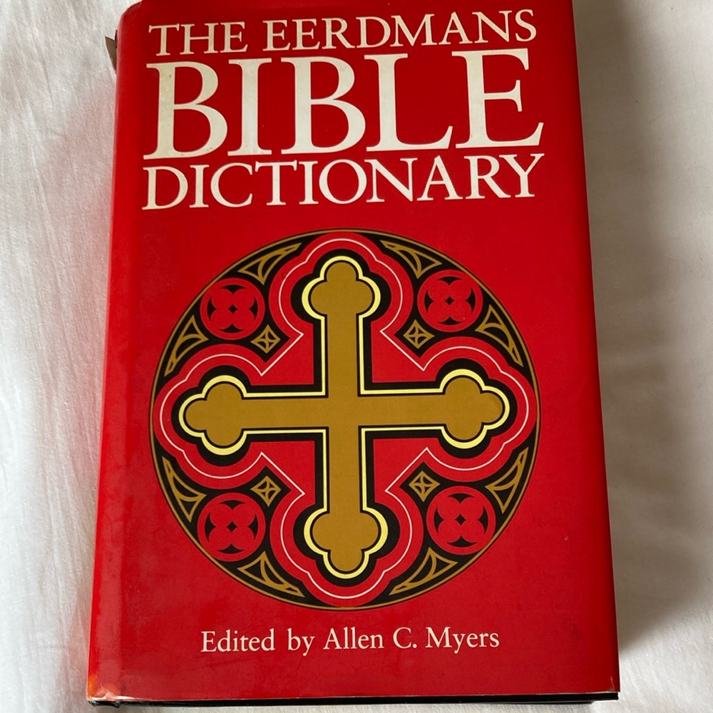 The Eerdmans Bible Dictionary 1987 edition *See description on condition *